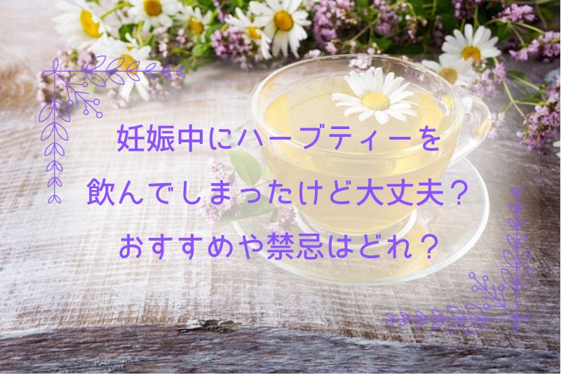 妊娠中にハーブティーを飲んでしまったけど大丈夫？おすすめや禁忌はどれ？